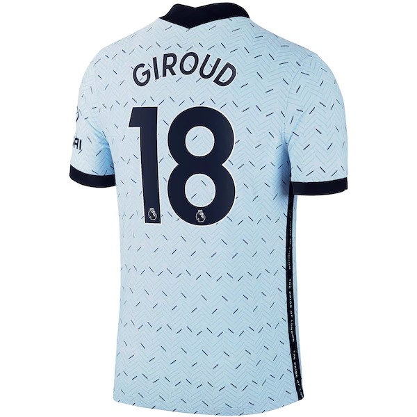 Camiseta Chelsea NO.18 Giroud Replica Segunda Ropa 2020/21 Azul